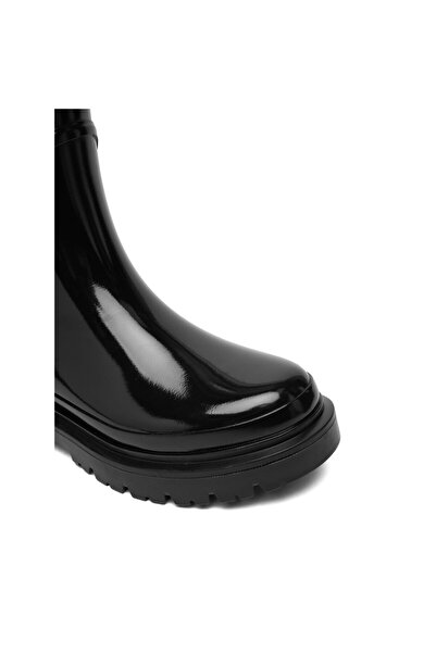 Karl Lagerfeld Wellington Boots Women Black Rubber KL47180S