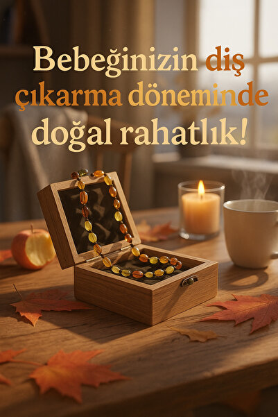 Lİ-ES قلادة أسنان الطفل من العنبر المعتمد - عنبر البلطيق الطبيعي - للأطفال - ...