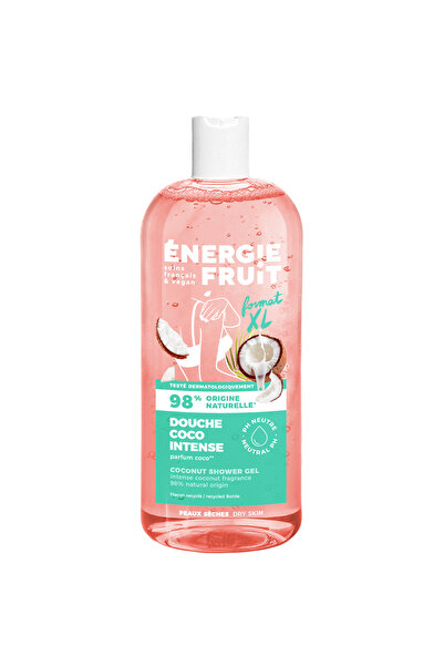 Energie Fruit Shower Gel, for dry skin with Coconut Oil and Shea Butter, 500ML