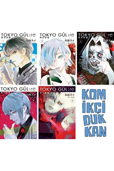 Gerekli Şeyler Yayıncılık Tokyo Gûl: RE 1-2-3-4-5 manga seti (5 kitap) ayraç hediyeli