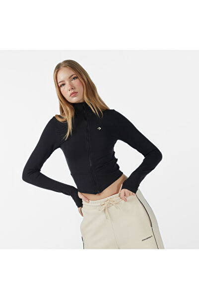 Converse Kadın Siyah Sweatshirt