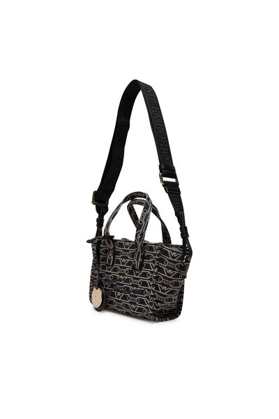 Emporio Armani handbag woman Blu/Ecru