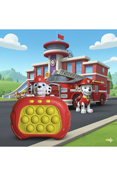 KARYIL Işıklı Sesli Paw Patrol Marshal Figürlü Pilli Popit
