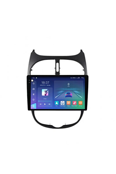 NAVI-ABC Navigație dedicată Peugeot 206 (2001-2008) - 9.5" 2K QLED, Android 1...