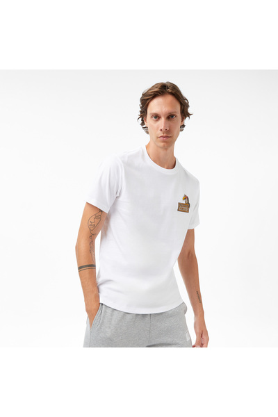 Converse Baskılı Erkek Beyaz T-Shirt