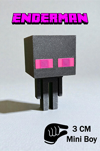 GiginGo Minecraft Enderman 3 Cm Mini Boy