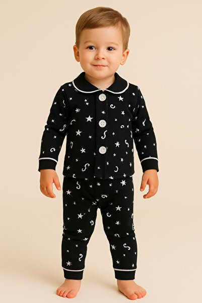 MYZİ STORE Σετ πιτζάμες για μωρά (3-6, 6-9, 9-12, 12-18, 18-24 μηνών)