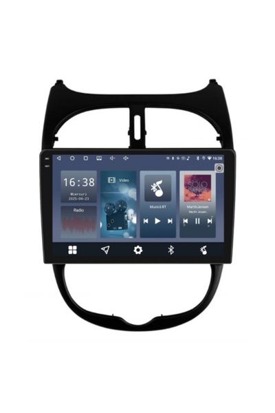 Piloton Navigație pentru Peugeot 206 (2001-2008) 9 inch 2GB RAM 32GB 4-Core