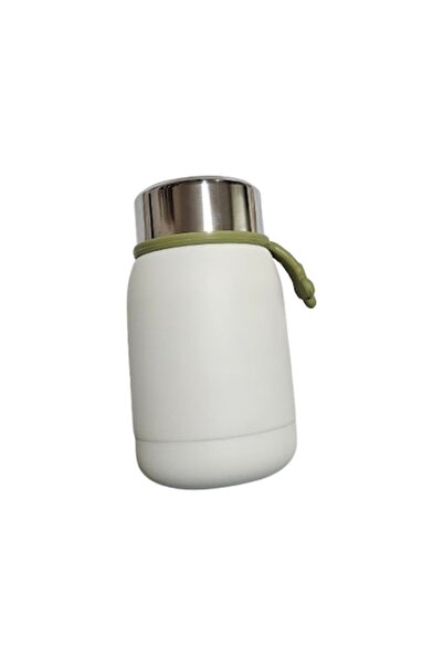 Clini Cana de cafea, termos, interior din inox, capacitate 220 ml, Alb, 11 x 6 cm