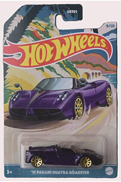 HOT WHEELS لعبة سيارة باجاني هوايرا رودستر 2017 بمقياس 1:64 - أزرق