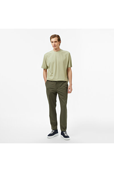 Nautica Erkek Yeşil Regular Fit Çizgili T-Shirt