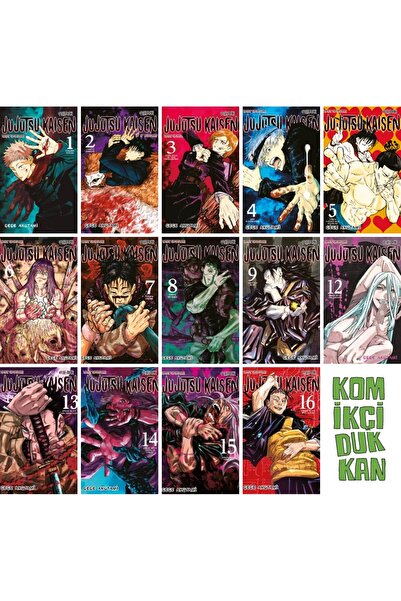 Gerekli Şeyler Yayıncılık Jujutsu Kaisen 1-2-3-4-5-6-7-8-9-12-13-14-15-16 man...