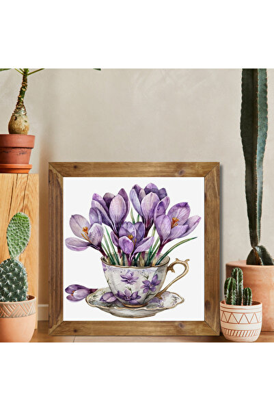 Tuba Decor Tablou pătrat cu rama din lemn