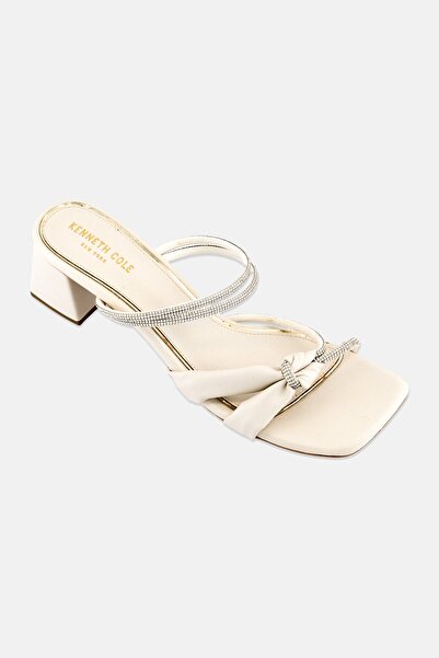 Kenneth Cole Women Nora Slip On Sandal, Ivory