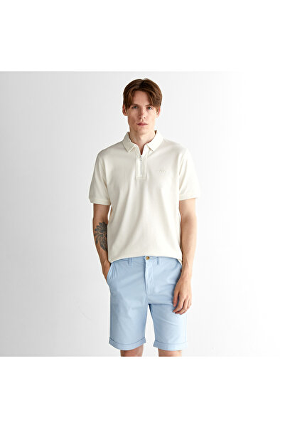 Gant Erkek Krem Regular Fit Logolu Polo