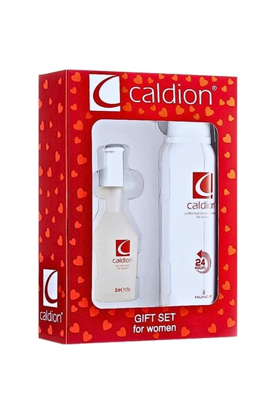 Caldion Set 2 x Caldion Box, Women, Eau de Toilette 50 ml and Deodorant Spray 150 ml