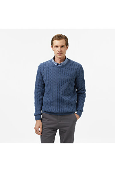 Nautica Erkek Mavi Classic Fit Kazak