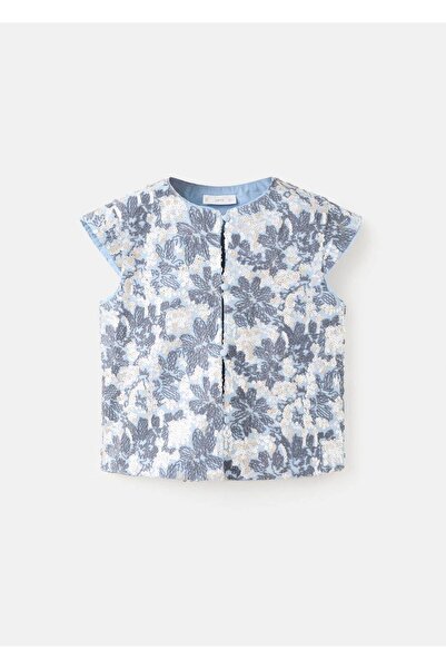 MANGO Kids Payetli işlemeli yelek