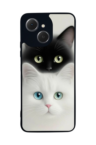 TECNO Spark 40C Compatible Printed , Matte Black, Soft Silicone, Protective, ...