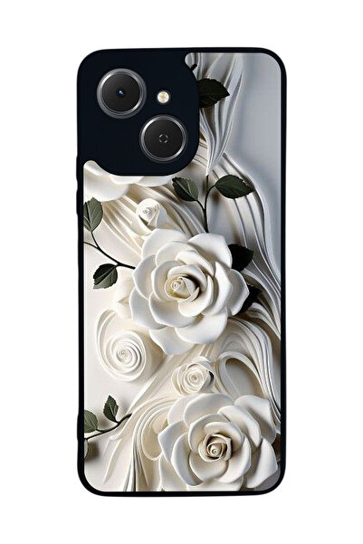 TECNO متوافق مع Spark 40C مطبوع، أسود غير لامع، سيليكون ناعم، واقي، غطاء ممتص للصدمات، حافظة