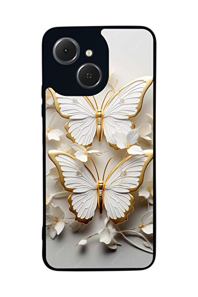 TECNO متوافق مع Spark 40C مطبوع، أسود غير لامع، سيليكون ناعم، واقي، غطاء ممتص للصدمات، حافظة