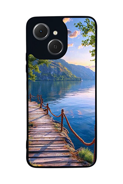 TECNO متوافق مع Spark 40C مطبوع، أسود غير لامع، سيليكون ناعم، واقي، غطاء ممتص للصدمات، حافظة