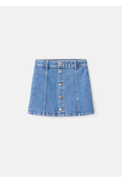 MANGO Kids Kısa denim etek