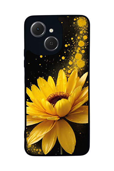 TECNO متوافق مع Spark 40C مطبوع، أسود غير لامع، سيليكون ناعم، واقي، غطاء ممتص للصدمات، حافظة