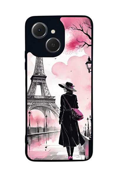 TECNO متوافق مع Spark 40C مطبوع، أسود غير لامع، سيليكون ناعم، واقي، غطاء ممتص للصدمات، حافظة