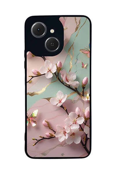 TECNO متوافق مع Spark 40C مطبوع، أسود غير لامع، سيليكون ناعم، واقي، غطاء ممتص للصدمات، حافظة