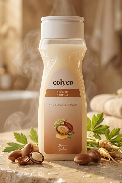 Colyen Argan & Angel Herb Nourishing Care Shampoo 500ml - Herbal Content, Nat...