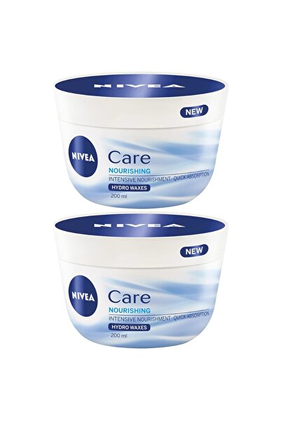 NIVEA Set of 2 x Care Cream, 200 ml