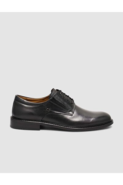 Cabani Genuine Leather Black Soft Walking Men's Classic Shoes