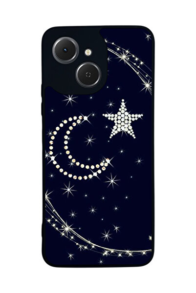 TECNO متوافق مع Spark 40C مطبوع، أسود غير لامع، سيليكون ناعم، واقي، غطاء ممتص للصدمات، حافظة