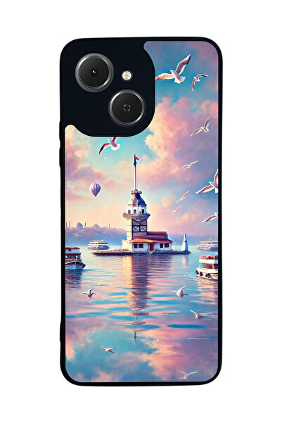 TECNO متوافق مع Spark 40C مطبوع، أسود غير لامع، سيليكون ناعم، واقي، غطاء ممتص للصدمات، حافظة