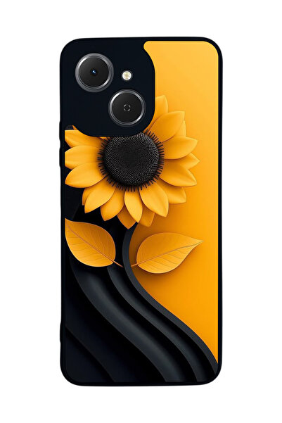 TECNO Spark 40C Compatible Printed , Matte Black, Soft Silicone, Protective, ...