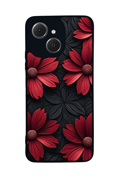 TECNO متوافق مع Spark 40C مطبوع، أسود غير لامع، سيليكون ناعم، واقي، غطاء ممتص للصدمات، حافظة