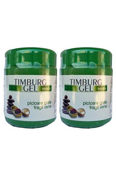 Timburg Set 2 x Gel Masaj Picioare Grele, Verde, 500 ml