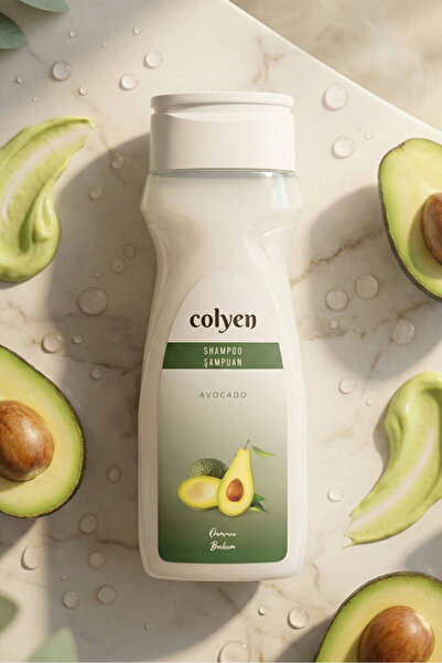 Colyen شامبو مغذي للعناية بالشعر بخلاصة الأفوكادو 500 مل - تأثير مرطب ومنشط