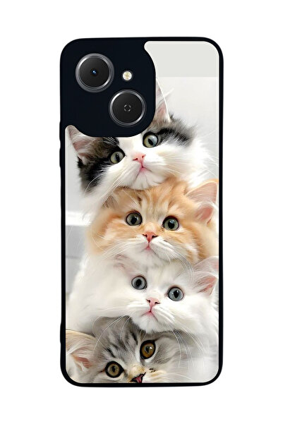 TECNO متوافق مع Spark 40C مطبوع، أسود غير لامع، سيليكون ناعم، واقي، غطاء ممتص للصدمات، حافظة