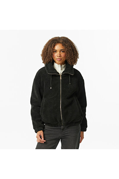 Nautica Kadın Siyah Regular Fit Çift Taraflı Mont