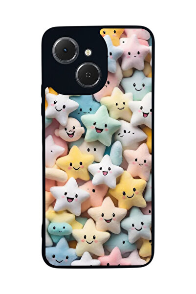 TECNO Spark 40C Compatible Printed , Matte Black, Soft Silicone, Protective, ...