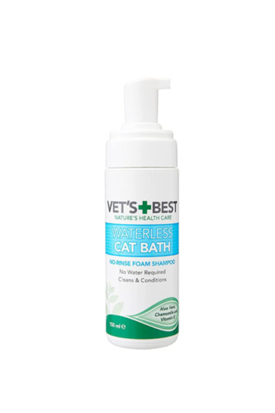 Vets Best – Dry Foaming No-Rinse Cat Shampoo 150 ml