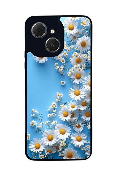 TECNO متوافق مع Spark 40C مطبوع، أسود غير لامع، سيليكون ناعم، واقي، غطاء ممتص للصدمات، حافظة