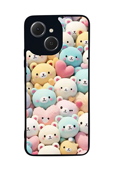 TECNO متوافق مع Spark 40C مطبوع، أسود غير لامع، سيليكون ناعم، واقي، غطاء ممتص للصدمات، حافظة