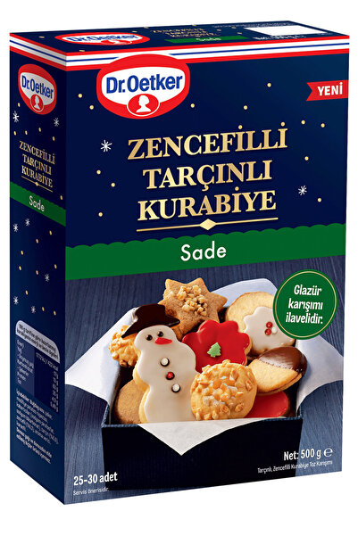 Dr. Oetker Dr.oetker Zencefilli Tarçınlı Sade Kurabiye Un Glazür Karışımı 500 G
