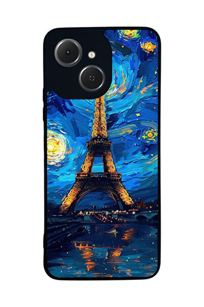 TECNO متوافق مع Spark 40C مطبوع، أسود غير لامع، سيليكون ناعم، واقي، غطاء ممتص للصدمات، حافظة