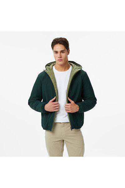 Nautica Erkek Yeşil Regular Fit Çift Taraflı Mont