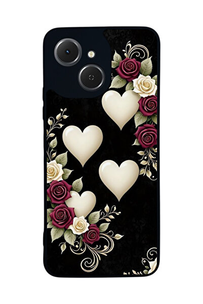 TECNO متوافق مع Spark 40C مطبوع، أسود غير لامع، سيليكون ناعم، واقي، غطاء ممتص للصدمات، حافظة