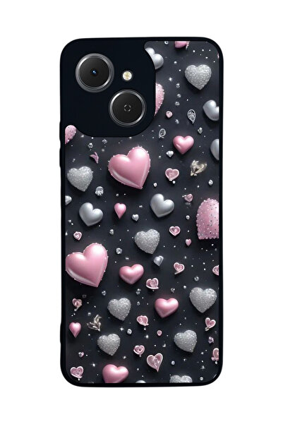 TECNO متوافق مع Spark 40C مطبوع، أسود غير لامع، سيليكون ناعم، واقي، غطاء ممتص للصدمات، حافظة